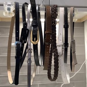 Set of 9 belts